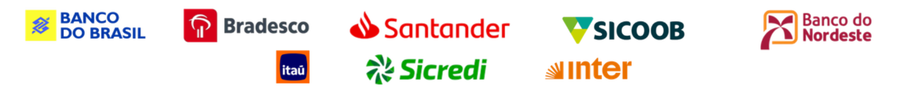 Bancos homologados pelo Organiza PIx